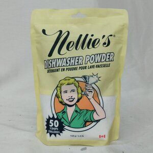 Nelly’s Dishwasher Powder Detergent 50 Scoops 726 g 1.6 lb NEW